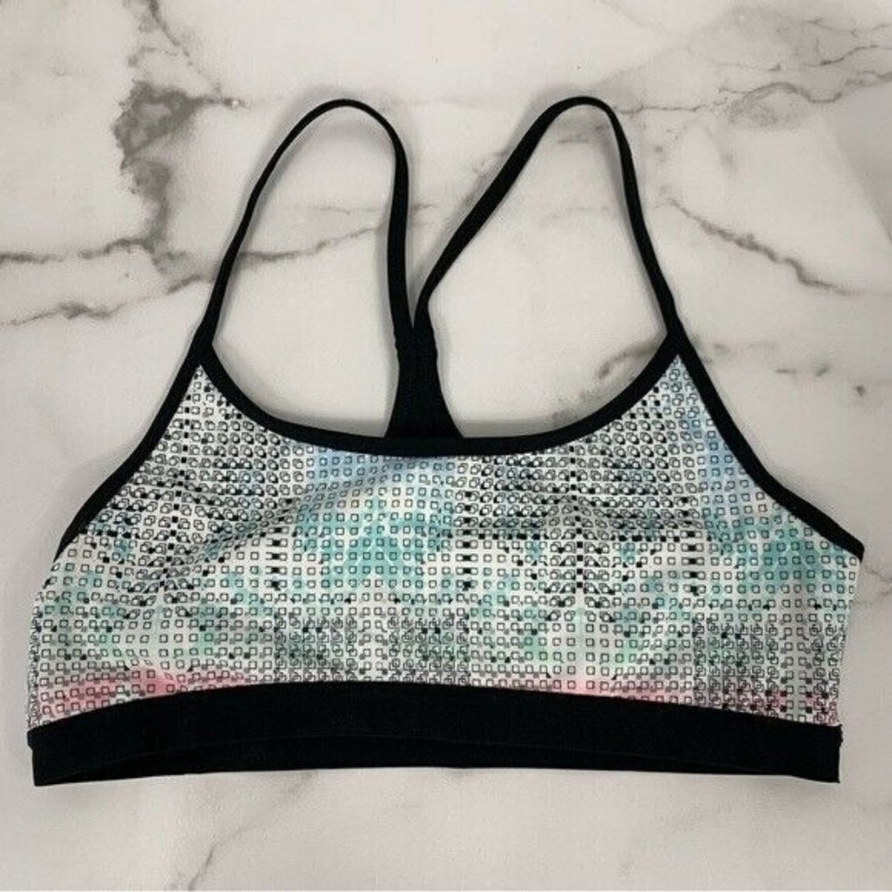Fabletics Reversible Med Impact Snapdragon Racerb… - image 2